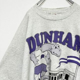 90s ビンテージ　古着　DUNHAM プリント　メンズ　半袖　tシャツ　XL(Tシャツ/カットソー(半袖/袖なし))