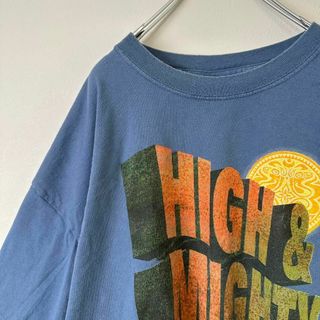 ビンテージ　古着　HIGH&MIGHTY プリント　メンズ　半袖Tシャツ(Tシャツ/カットソー(半袖/袖なし))