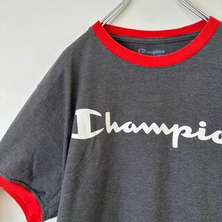 チャンピオン(Champion)のchampion チャンピオン　リンガーネック　メンズ半袖Tシャツ　S(Tシャツ/カットソー(半袖/袖なし))