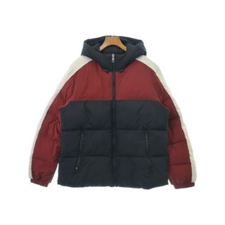 トミーヒルフィガー(TOMMY HILFIGER)のTOMMY HILFIGER ダウンジャケット/ダウンベスト XL 紺x赤x白 【古着】【中古】(ダウンジャケット)