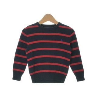 ラルフローレン(Ralph Lauren)のRalph Lauren ラルフローレン ニット 110 紺x赤(ボーダー) 【古着】【中古】(ニット)