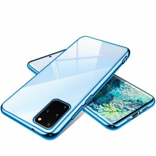 【色:Skyblue】Galaxy S20Plus 5G ケース クリア SC-(その他)