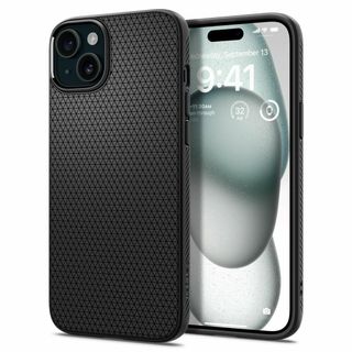 【色: マット・ブラック】Spigen iPhone 15 ケース 耐衝撃 薄型(その他)