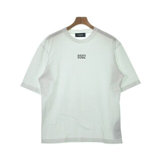 DSQUARED ディースクエアード Tシャツ・カットソー 42(XS位) 白 【古着】【中古】(Tシャツ/カットソー(半袖/袖なし))
