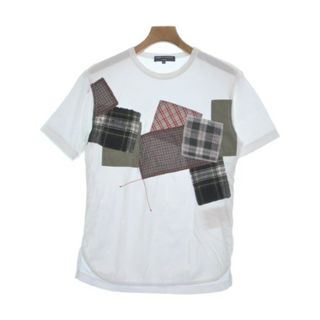 コムデギャルソンオム(COMME des GARCONS HOMME)のCOMME des GARCONS HOMME Tシャツ・カットソー S 白 【古着】【中古】(Tシャツ/カットソー(半袖/袖なし))