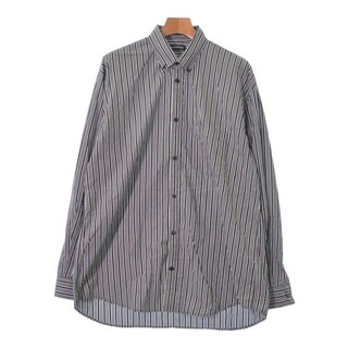 BALENCIAGA カジュアルシャツ 40(M位) 黒x白(ストライプ) 【古着】【中古】