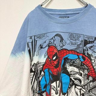 MARVEL - MARVEL マーベル　スパイダーマン　メンズ　プリント　半袖　tシャツ　XL