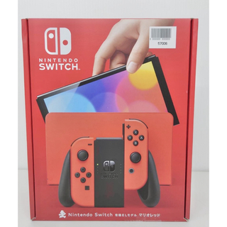 ニンテンドースイッチ(Nintendo Switch)のNintendo Switch 有機EL マリオレッド 本体(家庭用ゲーム機本体)