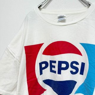 ビンテージ　古着　メキシコ製　PEPSI ペプシ　メンズ　半袖　tシャツ　XL(Tシャツ/カットソー(半袖/袖なし))