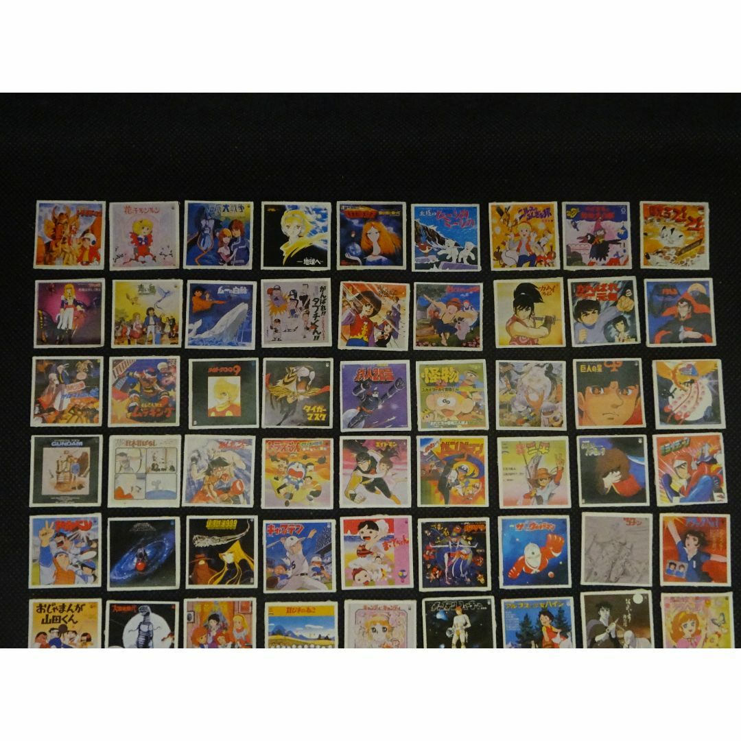 昭和レトロ 昔のアニメシール 72枚セット ビンテージ 当時物