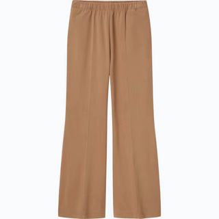 ユニクロ(UNIQLO)のUNIQLO♡ストレートフレアロングパンツ（丈標準65.5～67.5cm）(カジュアルパンツ)