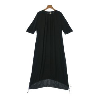 マルニ(Marni)のMARNI マルニ ワンピース 44(XL位) 黒 【古着】【中古】(ひざ丈ワンピース)