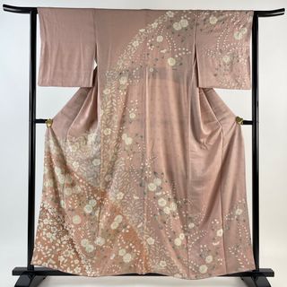 訪問着 身丈158cm 裄丈61cm 正絹 秀品 【中古】(着物)