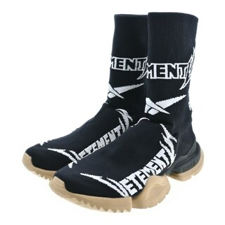 ヴェトモン(VETEMENTS)のVETEMENTS ヴェトモン シューズ（その他） 24.5cm 黒x白 【古着】【中古】(その他)