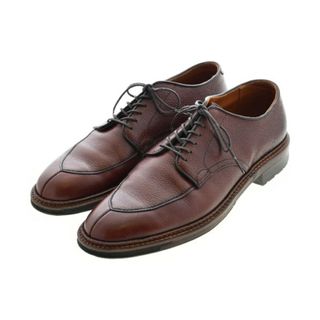 オールデン(Alden)のALDEN オールデン ビジネス・ドレスシューズ US8(26.5cm位) 茶 【古着】【中古】(ドレス/ビジネス)