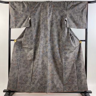 紬 身丈158cm 裄丈66cm 正絹 美品 優品 【中古】(着物)