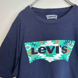 Levi's - Levi's リーバイス　メンズ　インディアン　BIGプリント　半袖tシャツ　L