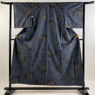 大島紬 身丈154.5cm 裄丈63cm 正絹 名品 【中古】(着物)