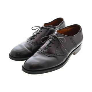 オールデン(Alden)のALDEN ビジネス・ドレスシューズ US7 1/2(25.5cm位) 赤紫 【古着】【中古】(ドレス/ビジネス)