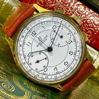 ブライトリング(BREITLING)のヴィーナス170搭載 ブライトリング クロノグラフ アンティーク 腕時計1052(腕時計(アナログ))