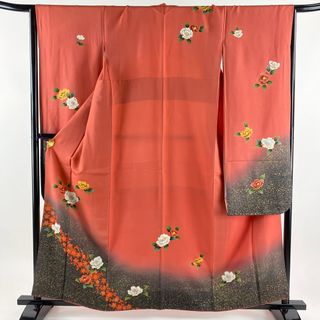 振袖 身丈158.5cm 裄丈65.5cm 正絹 秀品 【中古】(着物)