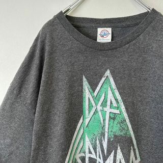 ミュージックティー(MUSIC TEE)のビンテージ　古着　DEF LEPPARD デフレパード　メンズ　バンド　tシャツ(Tシャツ/カットソー(半袖/袖なし))