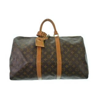 ルイヴィトン(LOUIS VUITTON)のLOUIS VUITTON ボストンバッグ 45 茶xベージュ(総柄) 【古着】【中古】(ボストンバッグ)