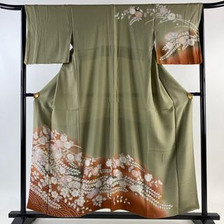 訪問着 身丈156cm 裄丈65cm 正絹 秀品 【中古】(着物)