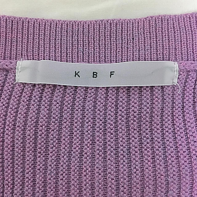 KBF(ケービーエフ)のKBF ニット パープル レディースのトップス(ニット/セーター)の商品写真