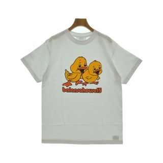 balansa バランサ Tシャツ・カットソー M 白 【古着】【中古】(Tシャツ/カットソー(半袖/袖なし))