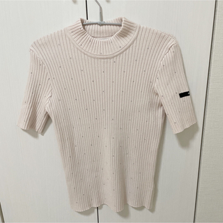 エピヌ(épine)のepine label rhinestone summer knit エピヌ(ニット/セーター)
