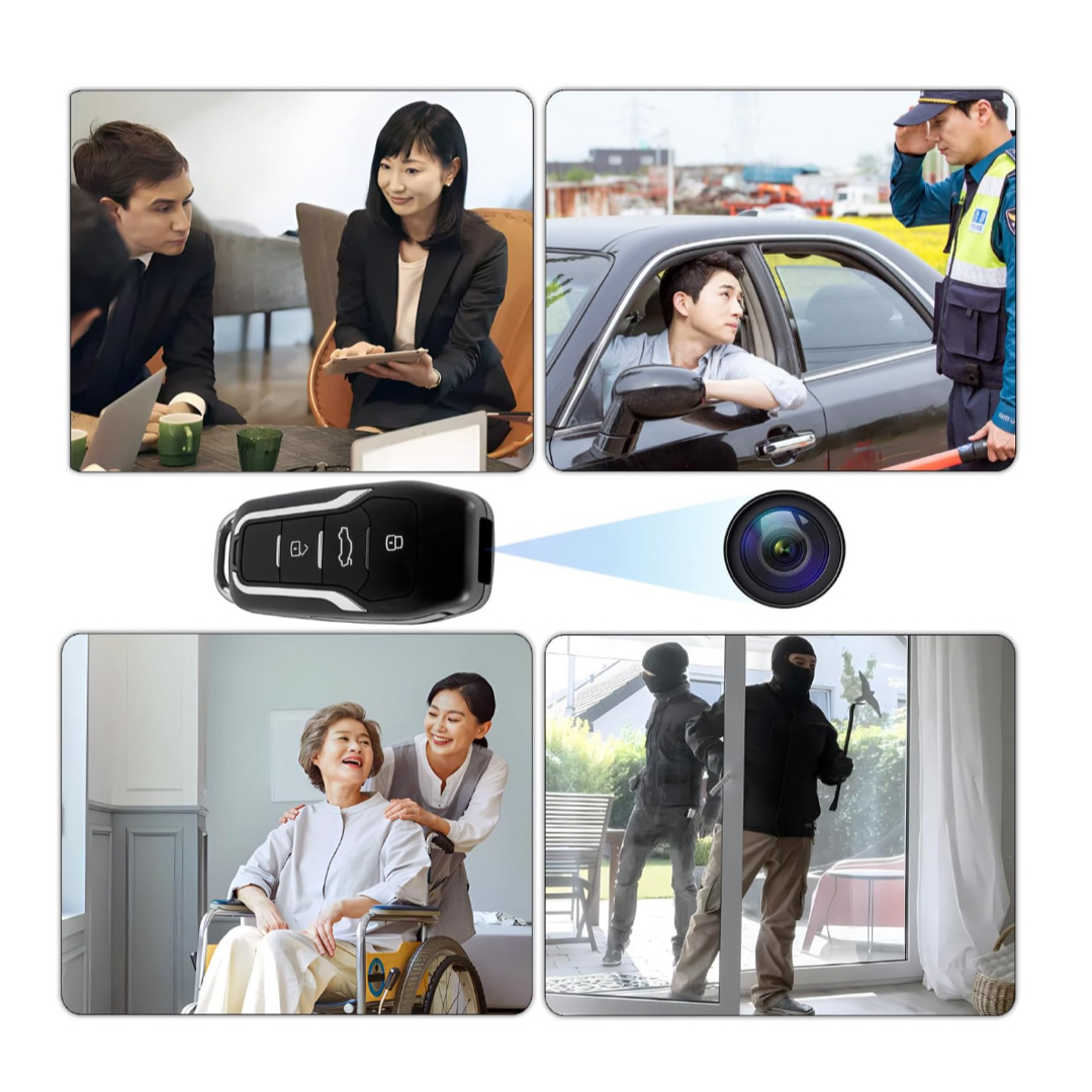 小型隠しカメラ 64GB 1080P ス 日本語取扱付き  (黑色 ブラック) スマホ/家電/カメラのスマホアクセサリー(その他)の商品写真