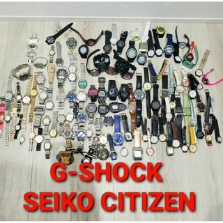 ジーショック(G-SHOCK)の値下げG-SHOCK SEIKO CASIO 110本 まとめ売り!!(腕時計(デジタル))