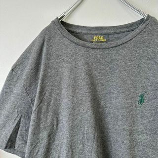 ポロラルフローレン(POLO RALPH LAUREN)のポロラルフローレン　ワンポイントロゴ　メンズ　半袖tシャツ　Lサイズ　グレー(Tシャツ/カットソー(半袖/袖なし))