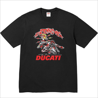 シュプリーム(Supreme)の【Mサイズ】Supreme x Ducati Bike Tee "Black"(Tシャツ/カットソー(半袖/袖なし))