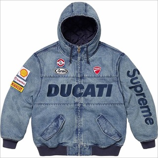 シュプリーム(Supreme)の【Mサイズ】Supreme x Ducati Hooded Racing(フライトジャケット)