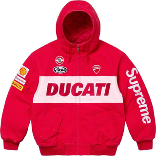 シュプリーム(Supreme)の【Mサイズ】Supreme x Ducati Hooded Racing(フライトジャケット)