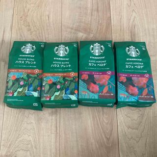 スターバックスコーヒー(Starbucks Coffee)のスターバックス コーヒー 豆（粉）  4袋(コーヒー)