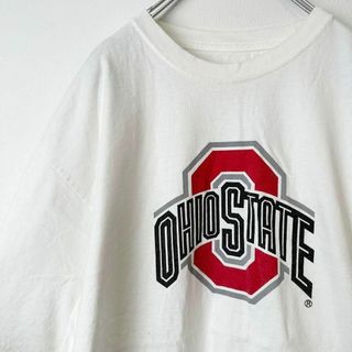 チャンピオン(Champion)のchampion チャンピオン　OHIO カレッジ　メンズ　半袖　tシャツ　白(Tシャツ/カットソー(半袖/袖なし))