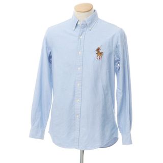 ラルフローレン(Ralph Lauren)の【中古】ラルフローレン RALPH LAUREN コットン ボタンダウン カジュアルシャツ ライトブルー【サイズS】【メンズ】(シャツ)