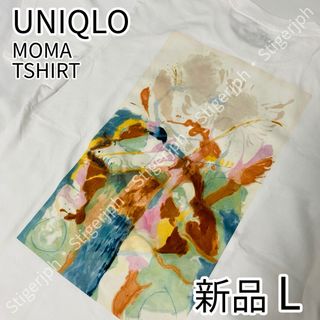 ユニクロ(UNIQLO)のユニクロ　モマ　アート・アイコンズ UT  Tシャツ01　ホワイト　Lサイズ(Tシャツ/カットソー(半袖/袖なし))