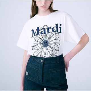 Mardi Mercredi Tシャツ マルディメクルディ　ネイビー(Tシャツ(半袖/袖なし))