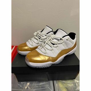 ジョーダン(Jordan Brand（NIKE）)のNIKE AIR JORDAN 11 RETRO LOW GOLD 29cm(スニーカー)