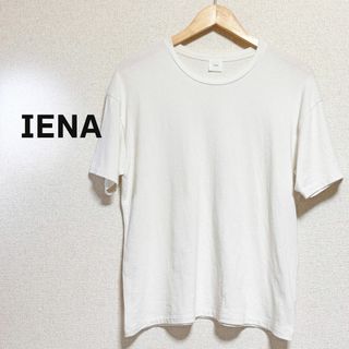 IENA　イエナ　Ｔシャツ　白　オフホワイト　フランス語　プリント　半袖