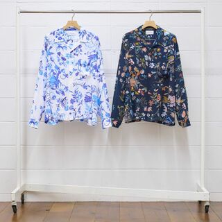UNUSED/アンユーズド Flower print shirt