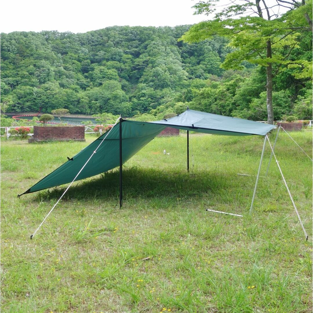 美品 DDハンモック DD HAMMOCKS DD Tarp 4×4 オリーブグリーン 美品 DDハンモック DD HAMMOCKS DD Tarp 4×4 オリーブグリーン