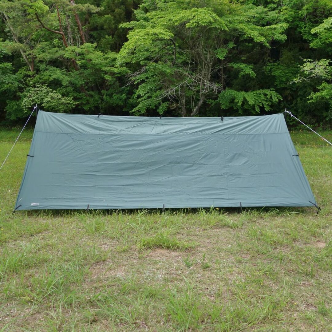 美品 DDハンモック DD HAMMOCKS DD Tarp 4×4 オリーブグリーン 美品 DDハンモック DD HAMMOCKS DD Tarp 4×4 オリーブグリーン
