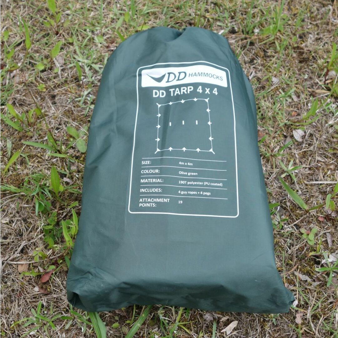 美品 DDハンモック DD HAMMOCKS DD Tarp 4×4 オリーブグリーン 美品 DDハンモック DD HAMMOCKS DD Tarp 4×4 オリーブグリーン