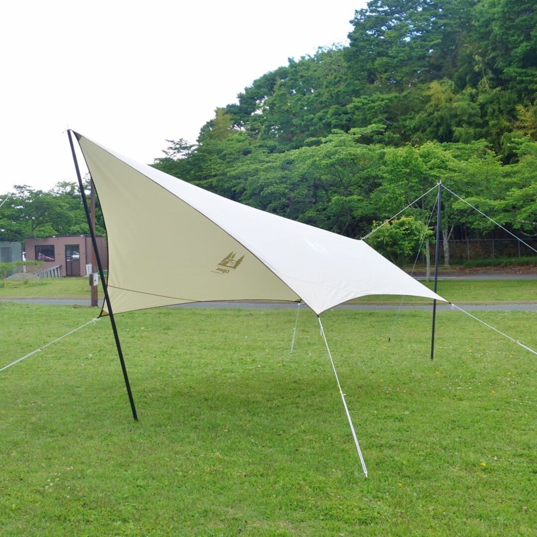 美品 オガワ OGAWA システム タープ ペンタ 4×4 T/C 日除け 美品 オガワ OGAWA システム タープ ペンタ 4×4 T/C 日除け
