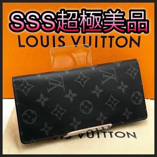 ルイヴィトン(LOUIS VUITTON)の【極美品♡】ルイヴィトン　長財布　モノグラムエクリプス　ポルトフォイユブラザ(長財布)